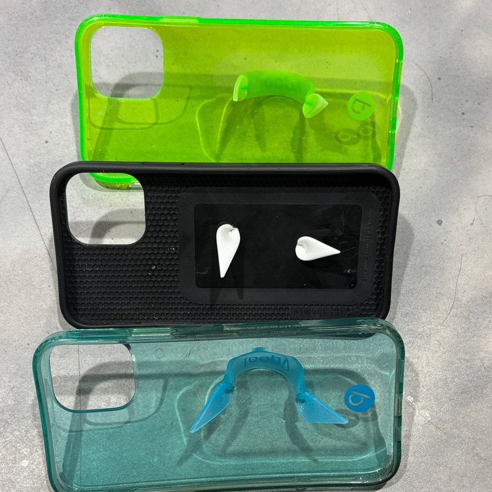 Loopy Case Trio - Black Floral, Green, Blue iPhone 12 - Picture 2 of 2